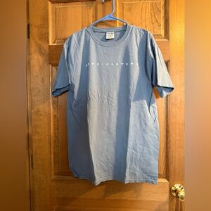 blue “provincetown” shirt